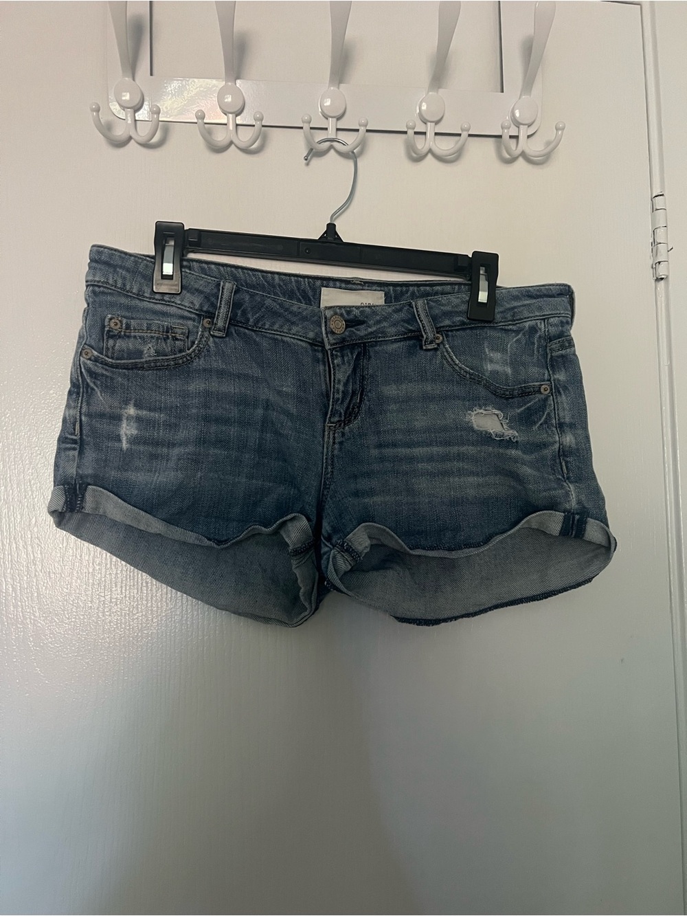 2000s Low rise Garage Jean shorts